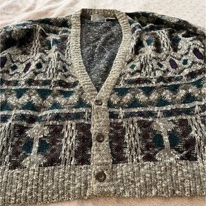 Men’s Vintage Button Sweater